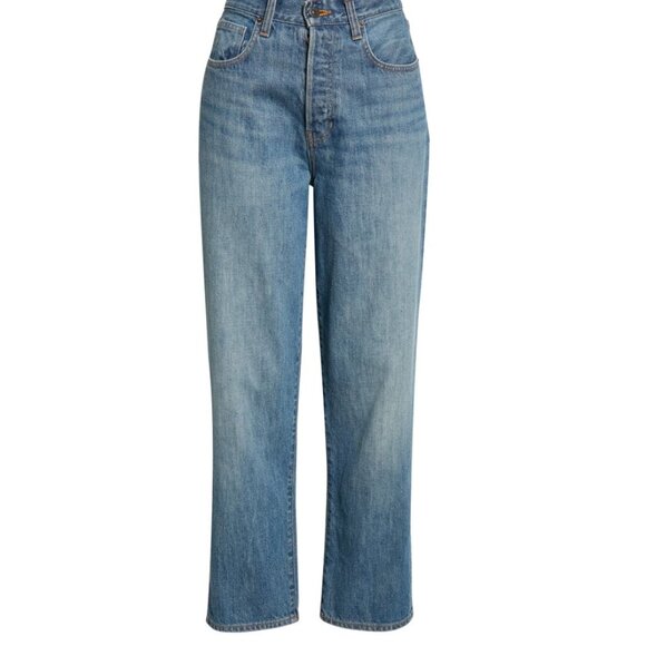 Veronica Beard  High Waist Straight Leg Ankle Jeans In Kystn NWT Size 25 - Picture 3 of 11